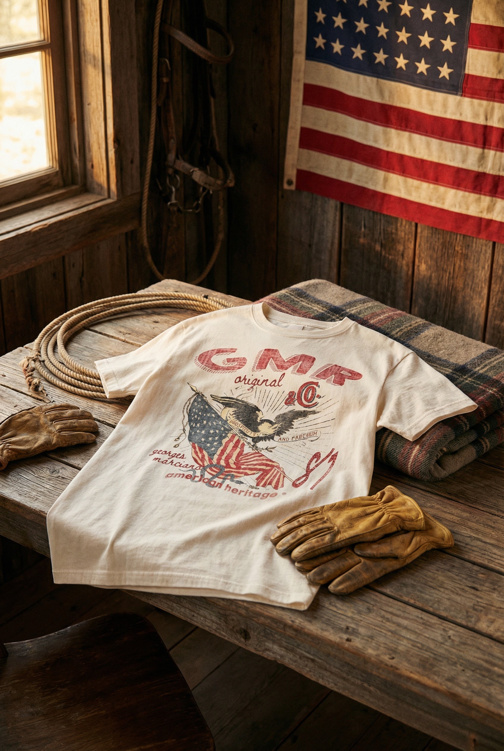 Garment-Dyed T-Shirt – Georges Marciano Ranch