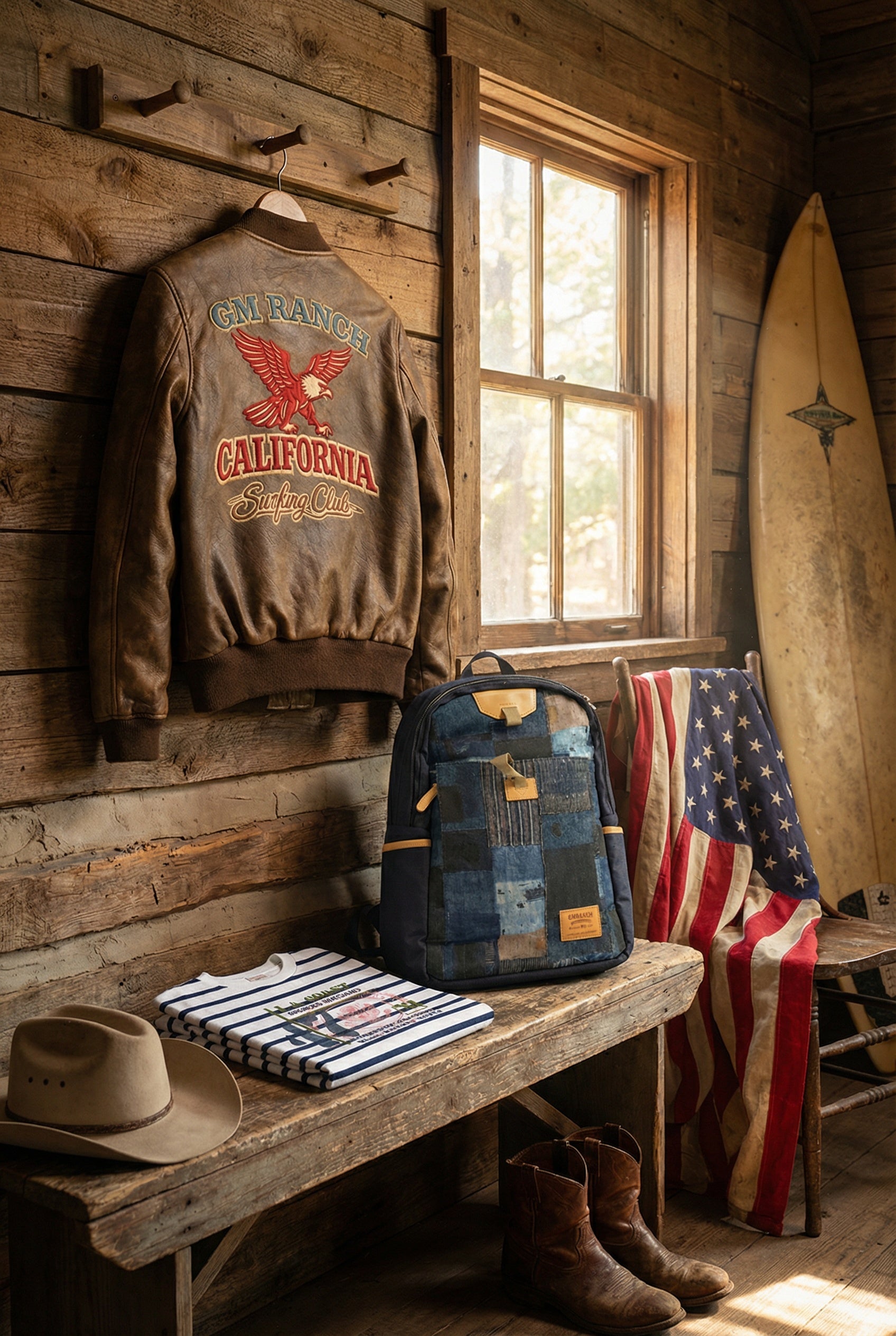 GMR Indigo Patchwork Backpack