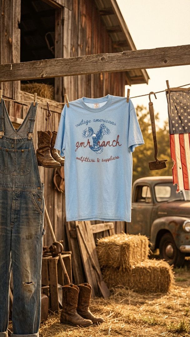 Garment-Dyed T-Shirt – Georges Marciano Ranch