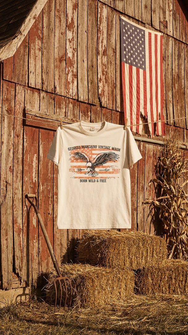 Garment-Dyed T-Shirt – Georges Marciano Ranch